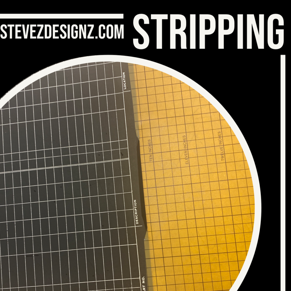 Stripping an old school printing Were you prep a negative to have a plate made in order to put on an offset press (strip and plate making). #stripping #stripandplatemaking