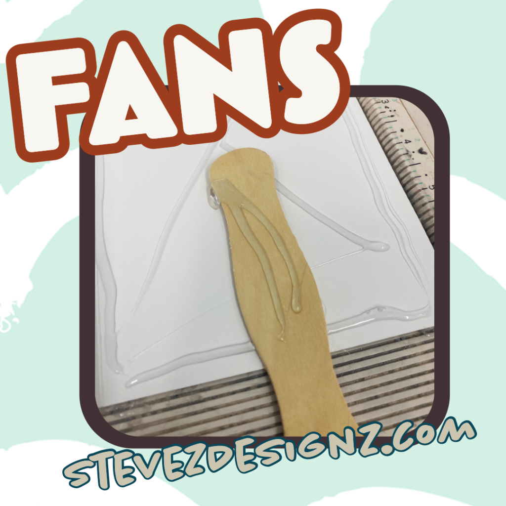 Fans - these are the ones you might see at the fair or an outdoor wedding. #fans 