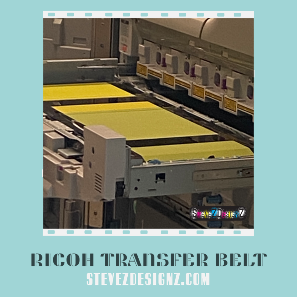 Ricoh Transfer Belt (ITB Intermediate Transfer Belt) it is what transfers the print to paper in the Ricoh printer. #Ricoh #TransferBelt  