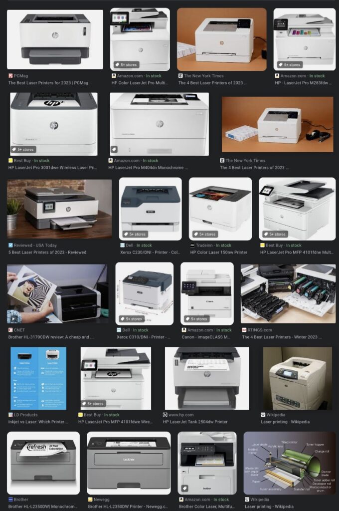 A laser printer is a type of printer that uses a laser beam to produce high-quality text and graphics on paper. The technology behind laser printing involves a process called xerography, which uses electrostatic charges to attract and transfer toner particles onto the paper. #laserprinter