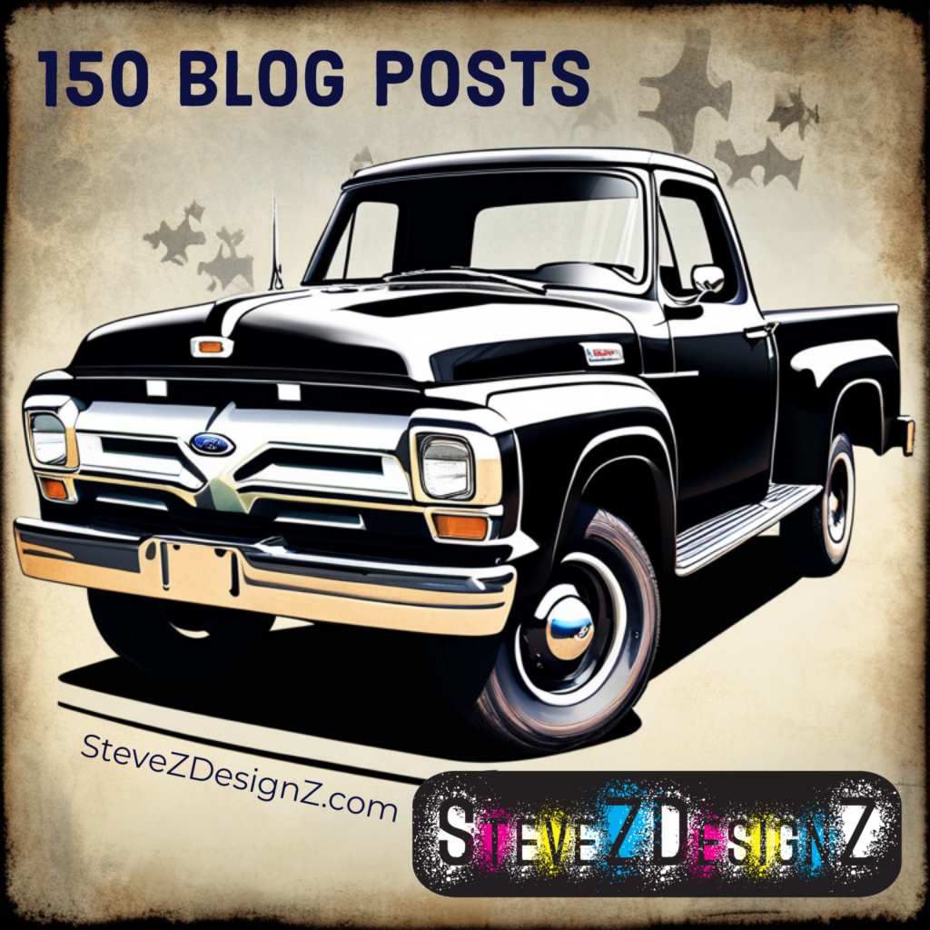 150 Published Blog Posts - SteveZ DesignZ has now published 150 blog posts. SteveZ DesignZ publishes graphic design and printing related blog posts. 