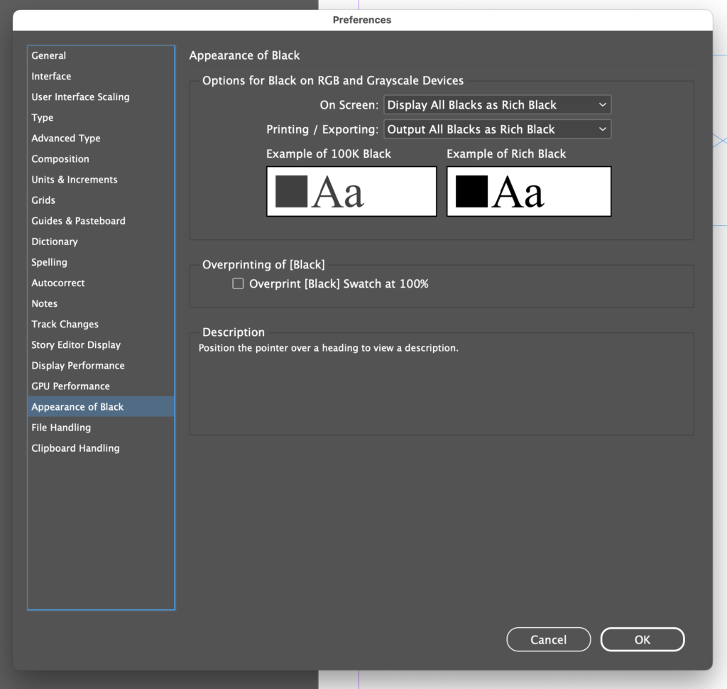 Black not knocking out in Adobe InDesign this will fix the black from overprinting to knocking out. 