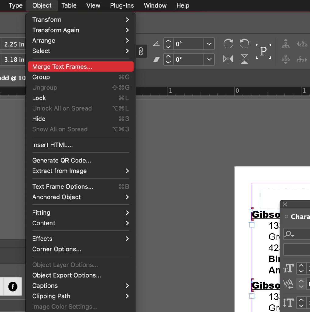 How To Merge Text Boxes In Adobe InDesign SteveZ DesignZ